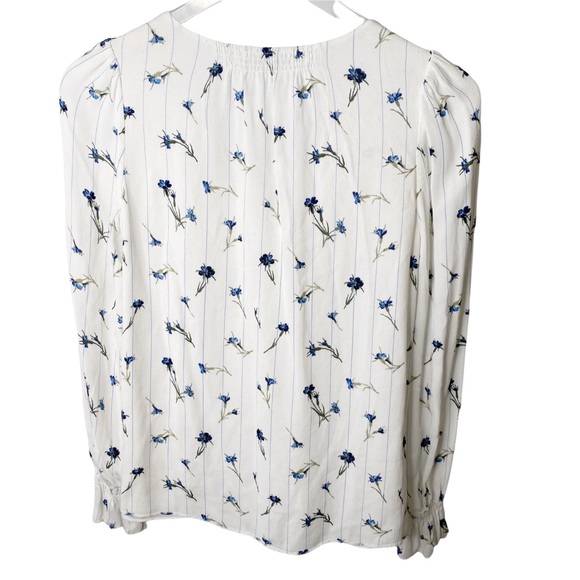 JOIE Bologna C Floral Button Down Peasant Blouse XXS - Picture 6 of 12